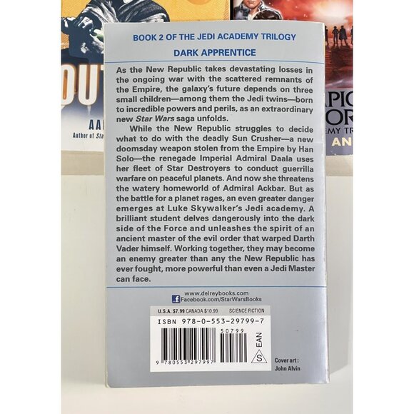 Star Wars Paperbacks~ Dark Apprentice/Champions of the Force/Fate of the Jedi - Picture 3 of 7